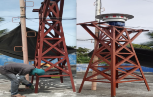 Construction of Siren Tower